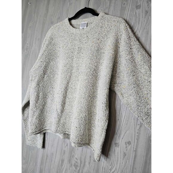 Columbia Bouclé Textured Sweater Women’s XL Flecked Pullover Cozy Vintage Y2K - Picture 5 of 5